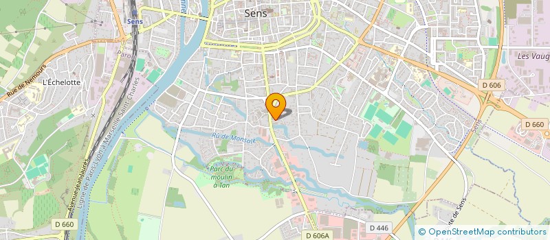 localisation de l'entreprise VILLEPERROT SA  SENS