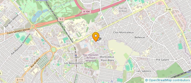 localisation de l'entreprise VILLEPINTE CLUB OMNISPORTS ET ARTS MARTIAUX à VILLEPINTE