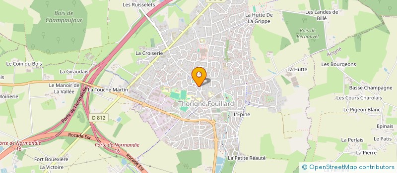 localisation de l'entreprise VILLEPOINT  THORIGNE-FOUILLARD