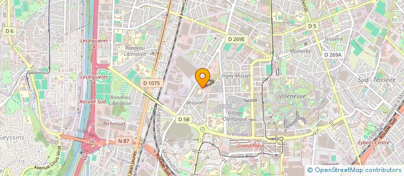 localisation de l'entreprise VILLEPON  GRENOBLE