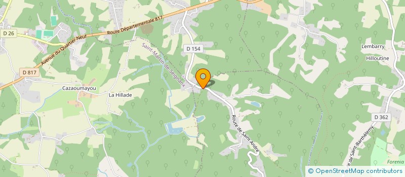 localisation de l'entreprise VILLEPREUX HOLDING  SAINT-BARTHELEMY