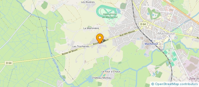 localisation de l'entreprise VILLERET PATRICK SARL à MACHECOUL-SAINT-MEME