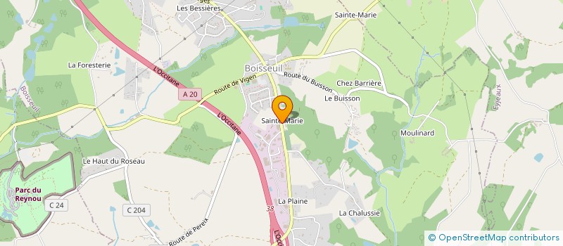 localisation de l'entreprise VILLERMET HOLDING à FEYTIAT