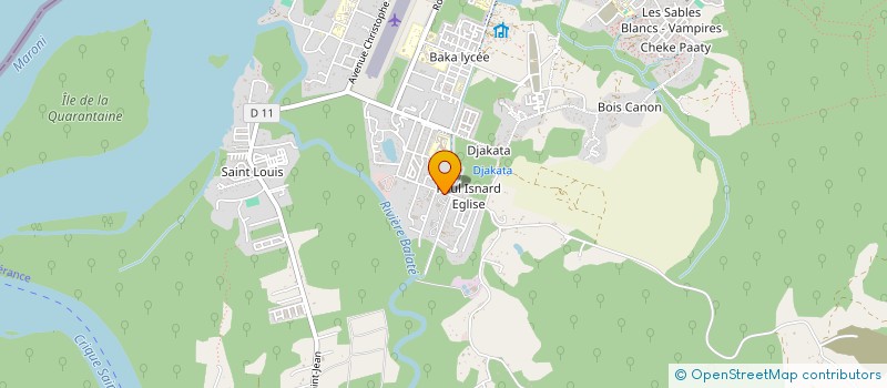 localisation de l'entreprise VILLERONCE TRAVAUX PUBLICS à SAINT-LAURENT-DU-MARONI