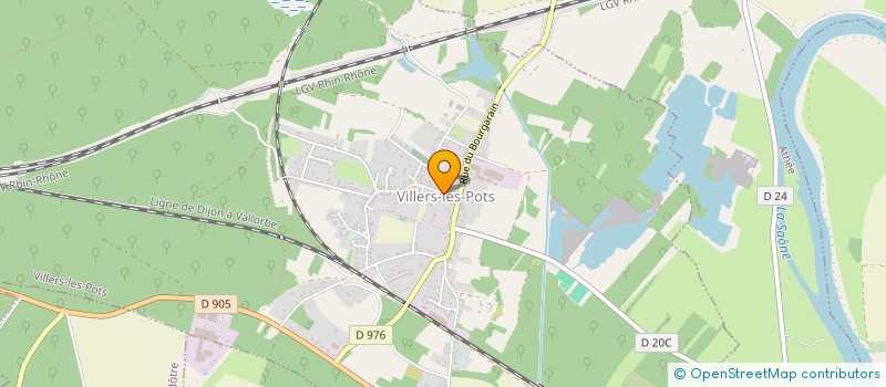 localisation de l'entreprise VILLERS EN FETE, COMITE DES FETES DE VILLERS LES POTS  VILLERS-LES-POTS