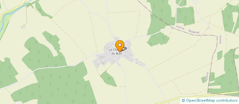 localisation de l'entreprise VILLERS EXPLOITATION FORESTIERE  ENTRAINS-SUR-NOHAIN