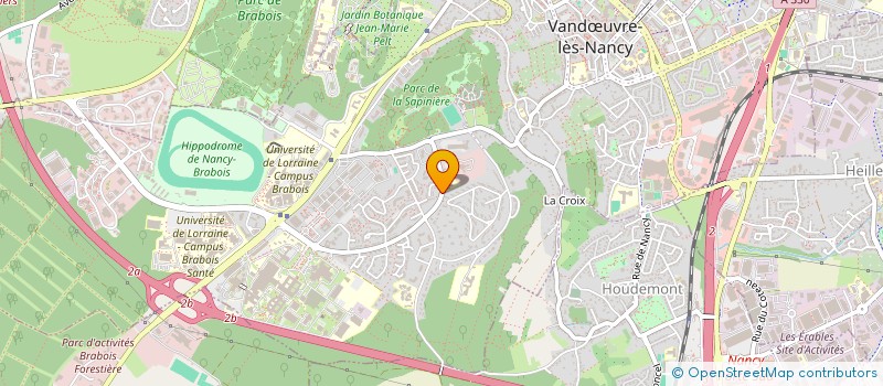 localisation de l'entreprise VILLERS HANDBALL  VANDUVRE-LES-NANCY