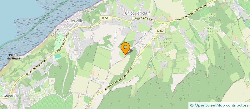 localisation de l'entreprise VILLERVILLE GYMNASTIQUE  VILLERVILLE