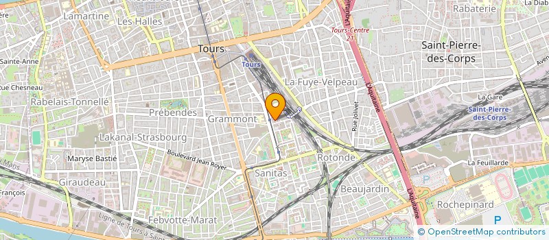 localisation de l'entreprise VILLES AU CARRE à TOURS
