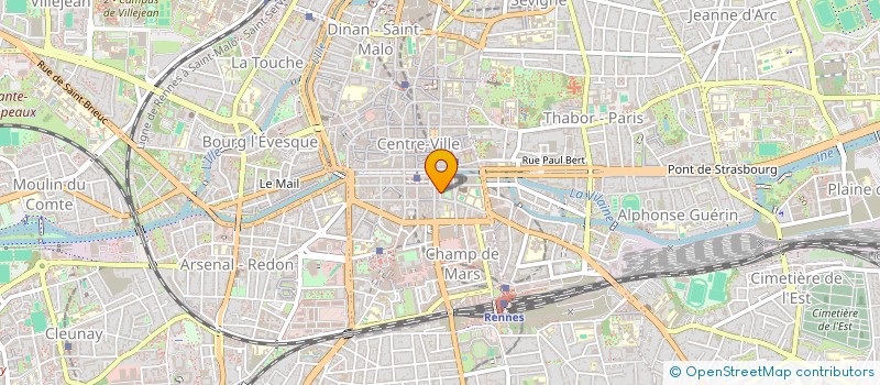 localisation de l'entreprise VILLES ET TERRITOIRES  RENNES