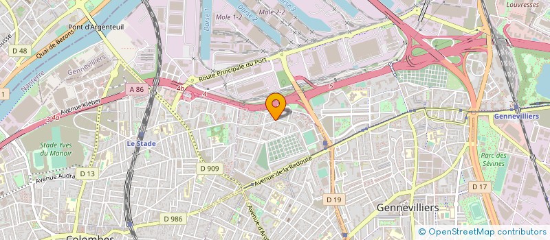 localisation de l'entreprise VILLES UNIVERS à ASNIERES-SUR-SEINE
