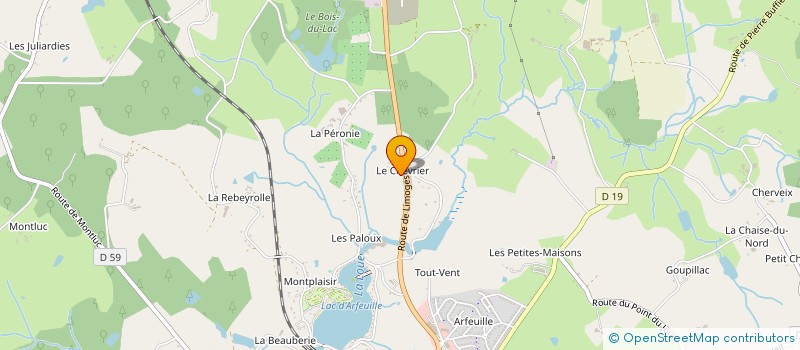 localisation de l'entreprise VILLESSOT SAS à SAINT-YRIEIX-LA-PERCHE