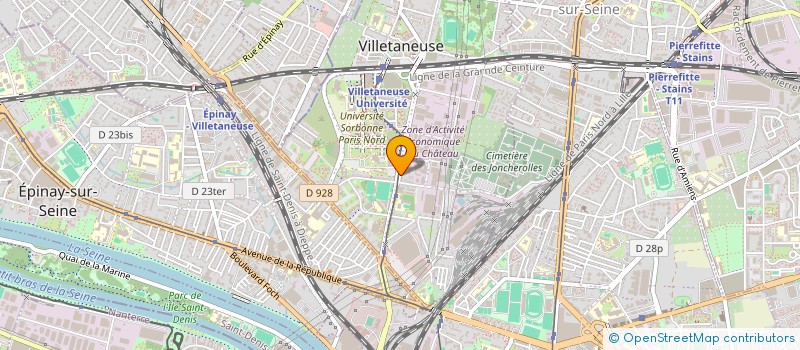 localisation de l'entreprise VILLETANEUSE AUTO à VILLETANEUSE