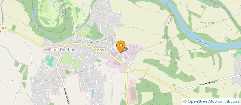 localisation de l'entreprise VILLETTE CONTROLE  VILLETTE-D'ANTHON