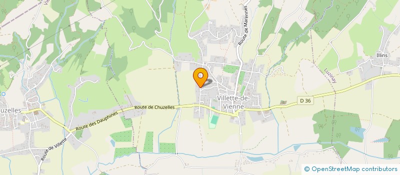 localisation de l'entreprise VILLETTE INVESTISSEMENT  VILLETTE-DE-VIENNE