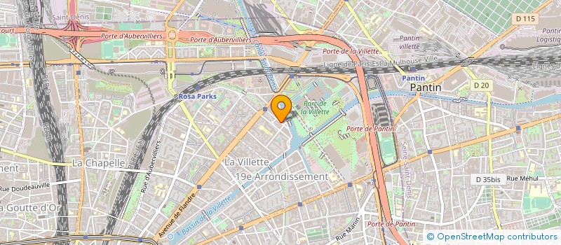 localisation de l'entreprise VILLETTE VOLAILLES à PARIS