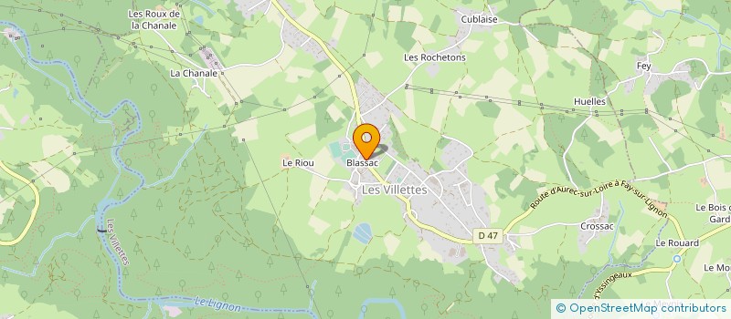 localisation de l'entreprise VILLETTES PLASTIQUES à LES VILLETTES