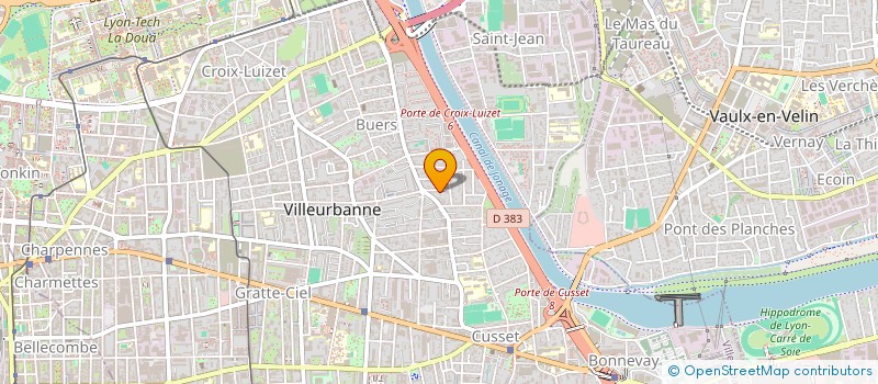 localisation de l'entreprise VILLEURBANNE EN ACTES  VILLEURBANNE