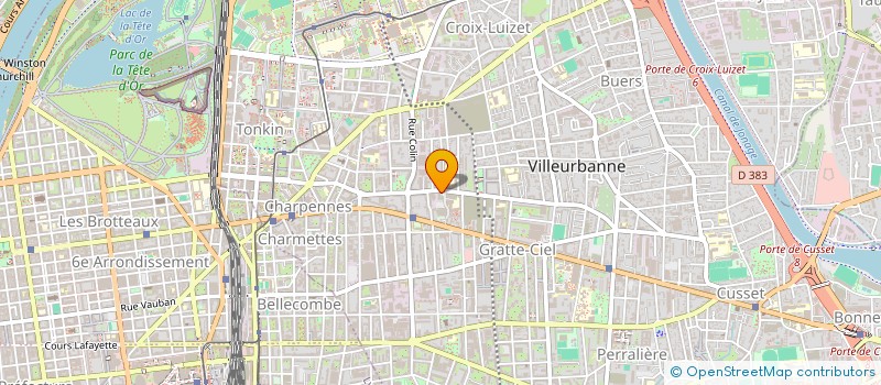 localisation de l'entreprise VILLEURBANNE HAND BALL CLUB à VILLEURBANNE