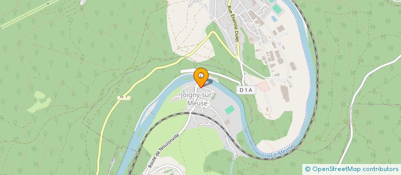 localisation de l'entreprise VILLEVAL FERRONNERIE  JOIGNY-SUR-MEUSE