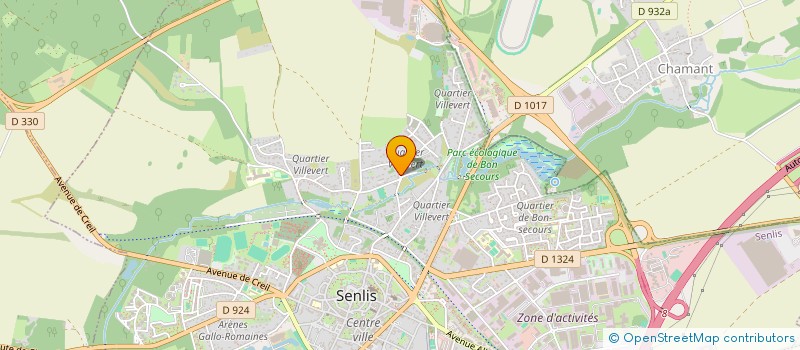 localisation de l'entreprise VILLEVERT SENLIS  SENLIS