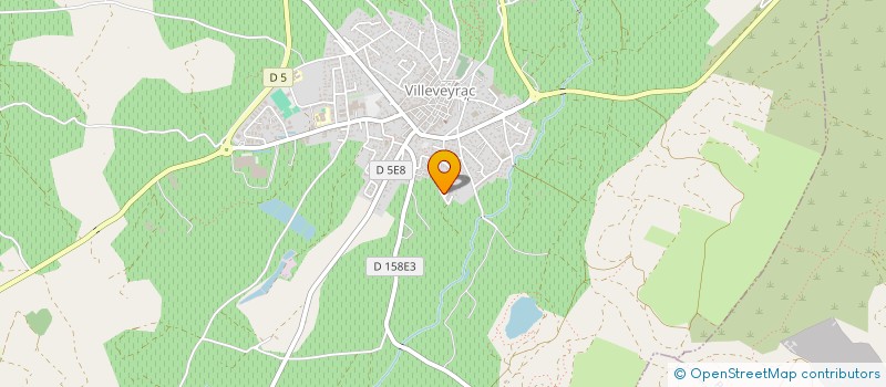 localisation de l'entreprise VILLEVEYRAC REFRIGERATION  VILLEVEYRAC