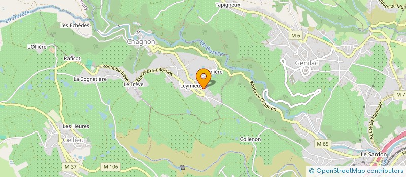 localisation de l'entreprise VILLEVIELLE BAURE  CHAGNON