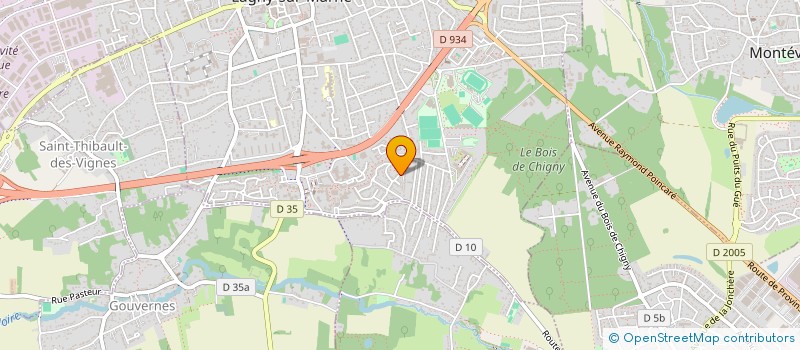 localisation de l'entreprise VILLEVOU 1  LAGNY-SUR-MARNE