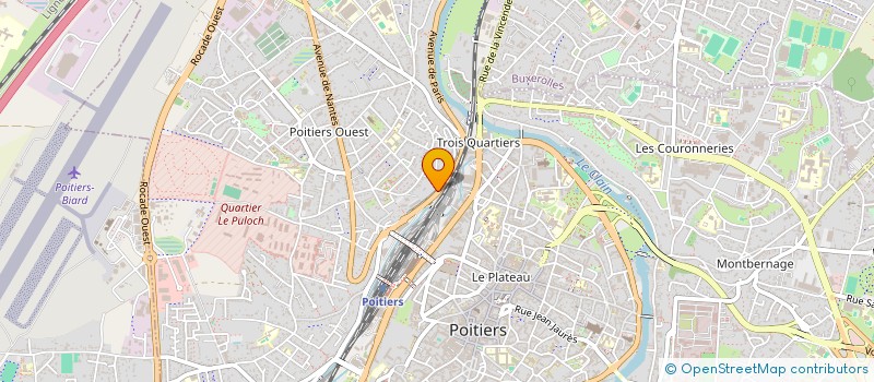localisation de l'entreprise VILLEXPO POITOU-CHARENTES à POITIERS