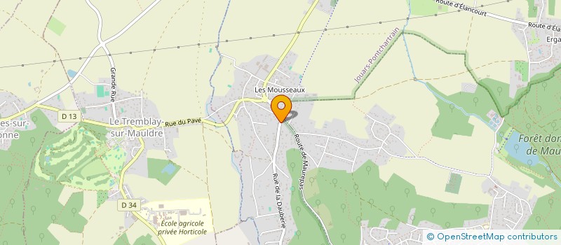 localisation de l'entreprise VILLI VARU  JOUARS-PONTCHARTRAIN