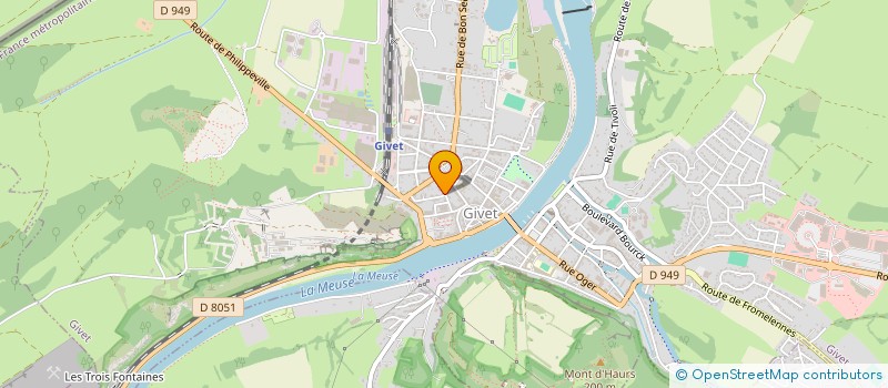 localisation de l'entreprise VILLIERE  HIERGES