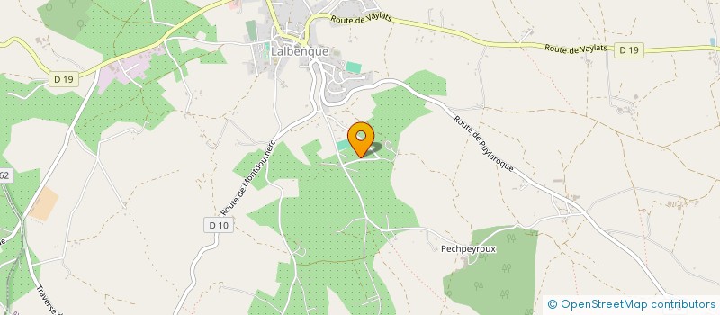 localisation de l'entreprise VILLIERES  LALBENQUE