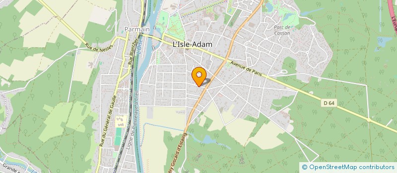 localisation de l'entreprise VILLIERS ADAM  L'ISLE-ADAM