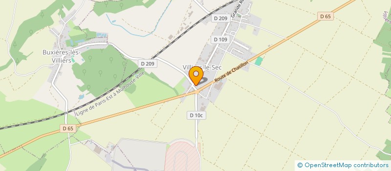 localisation de l'entreprise VILLIERS AUTOS à VILLIERS-LE-SEC