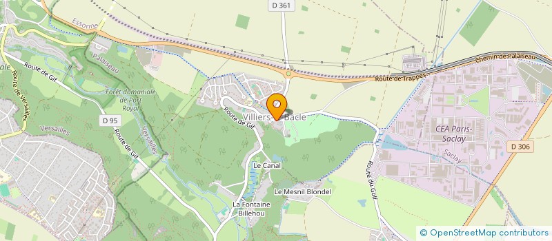 localisation de l'entreprise VILLIERS INITIATIVES TRANSITION ECOLOGIQUE  VILLIERS-LE-BACLE