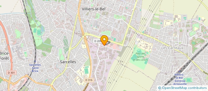 localisation de l'entreprise VILLIERS MARKET  VILLENEUVE-LA-GARENNE