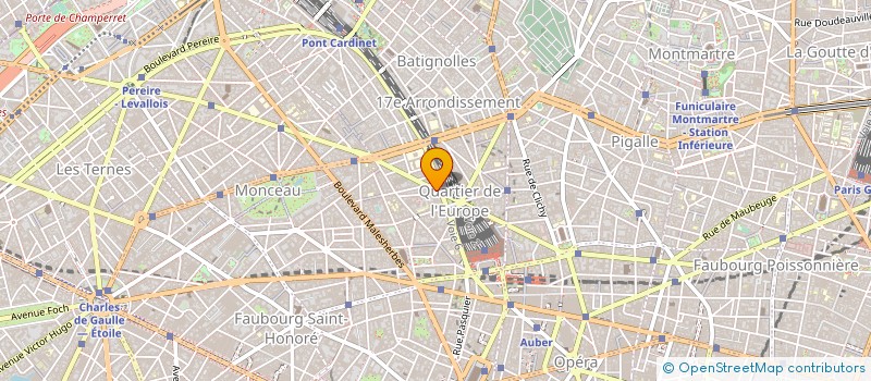 localisation de l'entreprise VILLIERS PEINTURE à PARIS