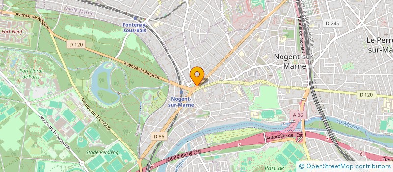 localisation de l'entreprise VILLIERS PROMOTION à NOGENT-SUR-MARNE