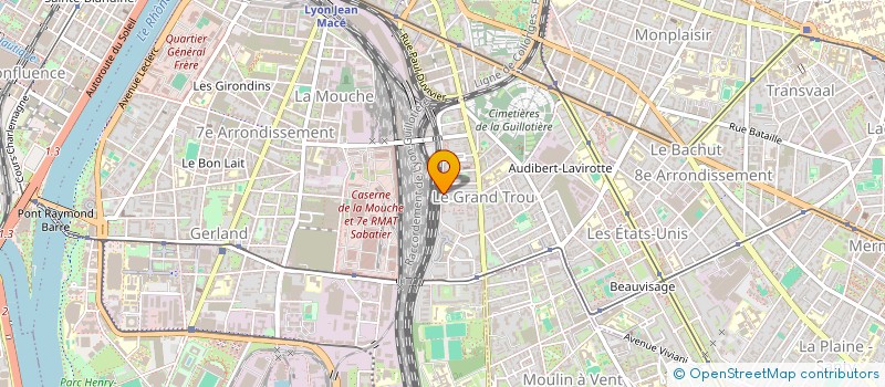 localisation de l'entreprise VILLON 70  LYON