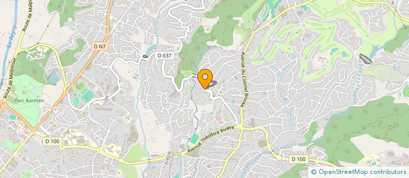 localisation de l'entreprise VILLON  SAINT-RAPHAEL