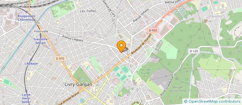 localisation de l'entreprise VILLON DS à LIVRY-GARGAN
