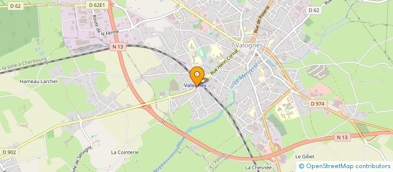 localisation de l'entreprise VILLON JEAN-YVES  VALOGNES