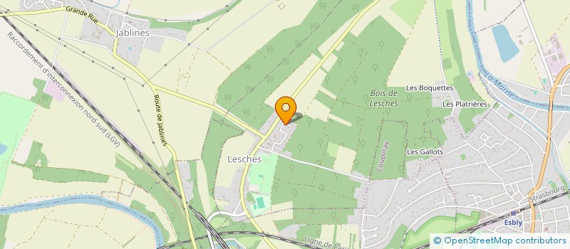 localisation de l'entreprise VILLON OCKHAM  LESCHES