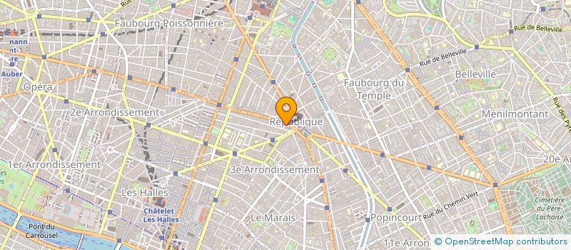localisation de l'entreprise VILLOPUB  PARIS