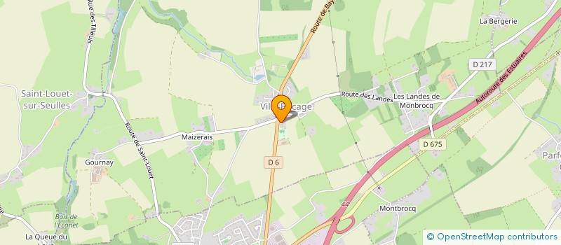 localisation de l'entreprise VILLY-DECOUVERTES  VILLY-BOCAGE