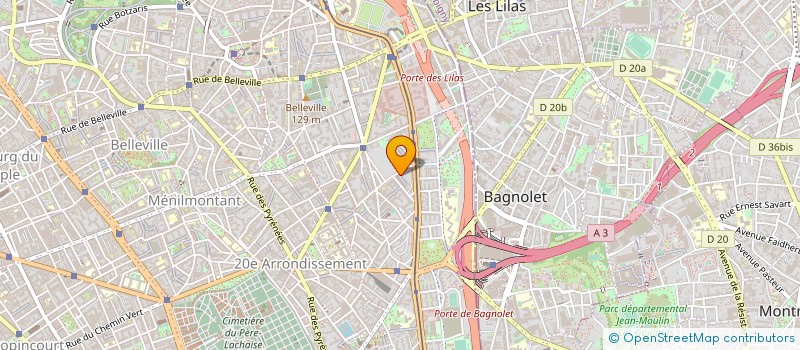 localisation de l'entreprise VILMA à PARIS