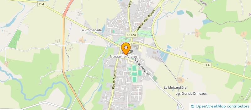 localisation de l'entreprise VILMAI  COSSE-LE-VIVIEN