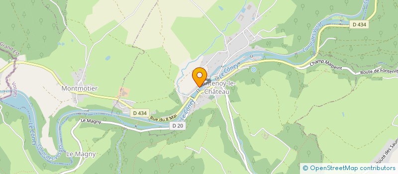 localisation de l'entreprise VILMAR PERE ET FILS à FONTENOY-LE-CHATEAU