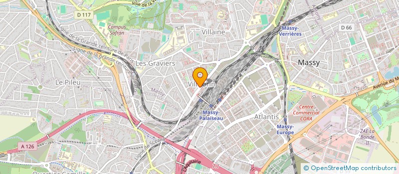 localisation de l'entreprise VILMORIN IMMOBILIER à MASSY