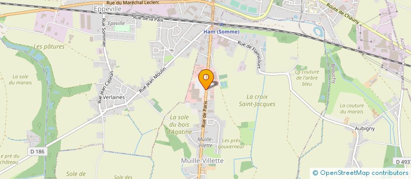 localisation de l'entreprise VILMURIER à MUILLE-VILLETTE
